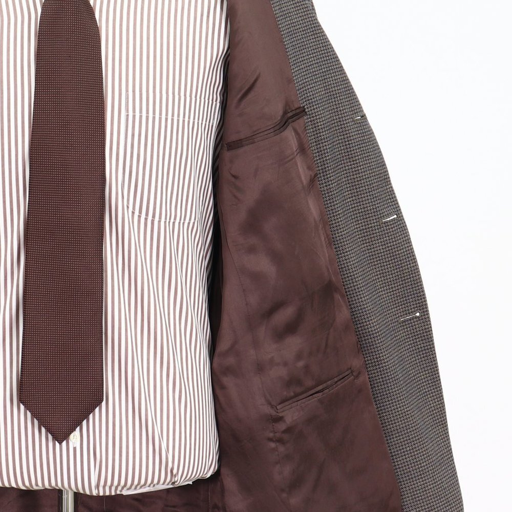 Joseph Abboud 40R Brown HT 3-Button Sport Coat Blazer Jacket B683 - Picture 11 of 11